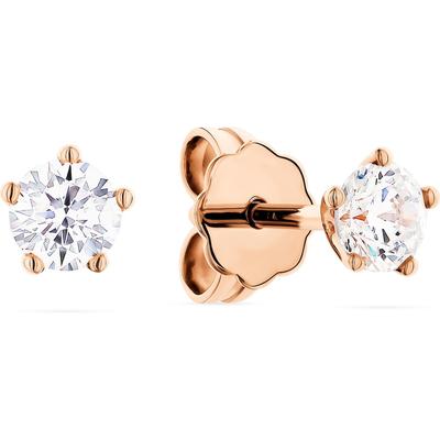 CHRIST - Ohrstecker 750er Roségold Ohrringe 1 ct Damen Image