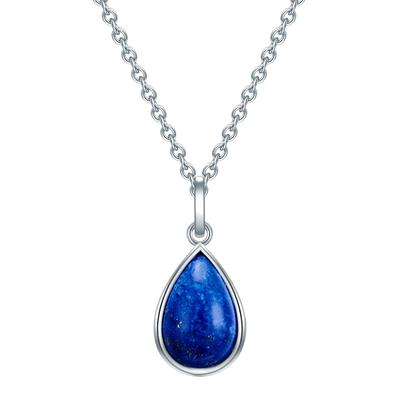 Rafaela Donata Halskette aus Sterling Silber in mit Lapislazuli 45,5 cm Basiskette + 5,0 Verlängerung Damen Image