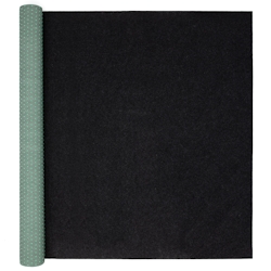 Midori Rasenteppich 200 x 600 cm Schwarz mit Noppen Kunstrasen Teppich Balkon Terrasse Outdoor Image