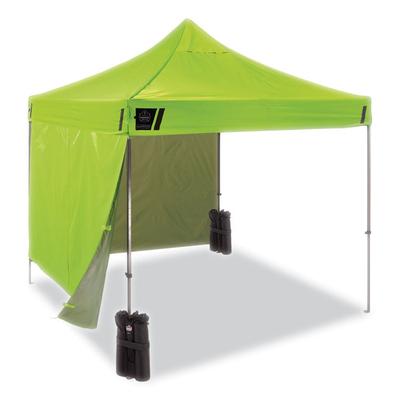 ergodyne Shax 6051 Heavy-Duty Pop-Up Tent Kit, Single Skin, 10 ft x 10 ft, Polyester/Steel, Lime, Ships in 1-3 Business Days (EGO12951) Each ergodyne®
