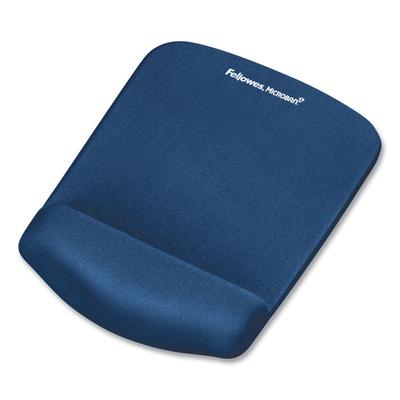 Fellowes PlushTouch Mouse Pad with Wrist Rest, 7.25 x 9.37, Blue (FEL9287301) Each Fellowes® Mouse Pads & Wrist Rests