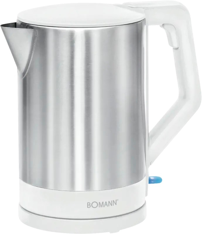 Bomann WKS 3002 CB Wasserkocher Weiss-Edelstahl Image