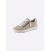 Schnürschuh JANA, Damen, Gr. 42, grau, Veloursleder, sportlich, Schuhe