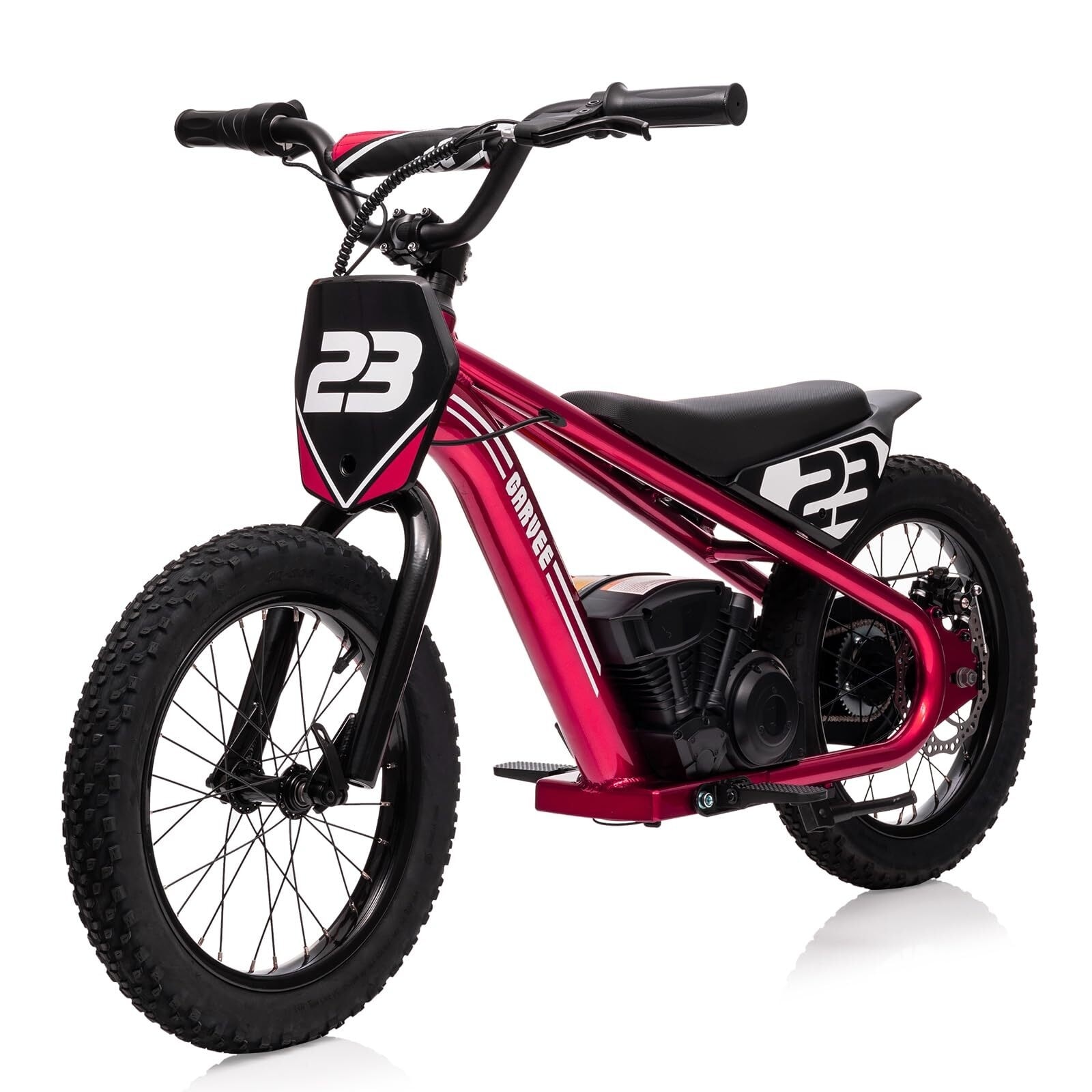 Kids Electric Balance Bike, 24V 250W Electric Dirt Bike for Kids Aged 6-12