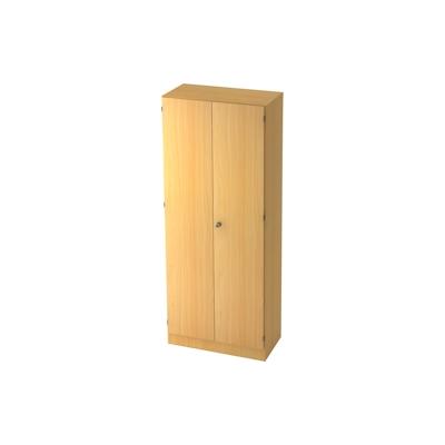 Hammerbacher Schrank Solid 5 OH BxTxH 80x42x200,4cm Sockelblende Griff SG Buche/Buche Image