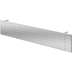 Hammerbacher Knieraumblende H=35cm 200cm Silber Image