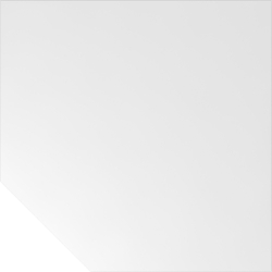 Hammerbacher Verkettungsplatte trapezform 120x120cm mit Fuß Weiß Image