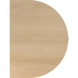 Hammerbacher Ansatzplatte 60x80cm Systembohrung Eiche Image