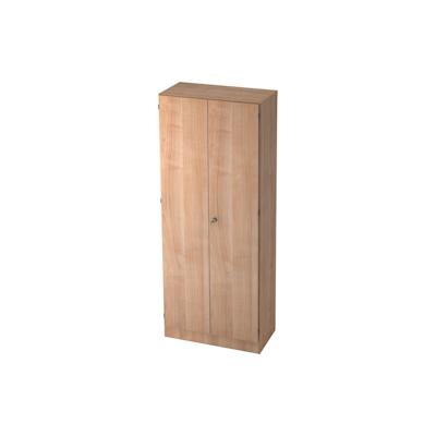 Hammerbacher schrank Solid 5 OH BxTxH 80x42x200,4cm Sockelblende Griff SG Nussbaum/Nussbaum