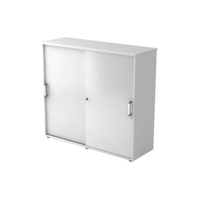 Hammerbacher Schiebetürenschrank Serie 9 3OH BxTxH 120x40x110cm Griff CE Weiß/Weiß Image