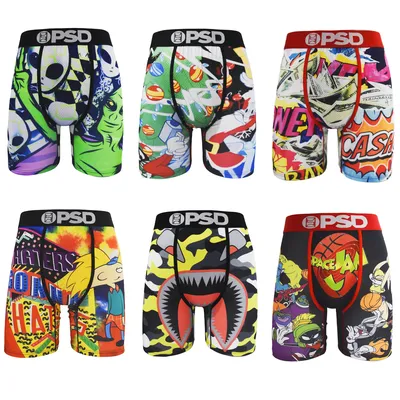 1 stücke Mode gedruckt Herren Slips Boxershorts Cueca Herren Slips Unterwäsche Herren Boxershorts Image