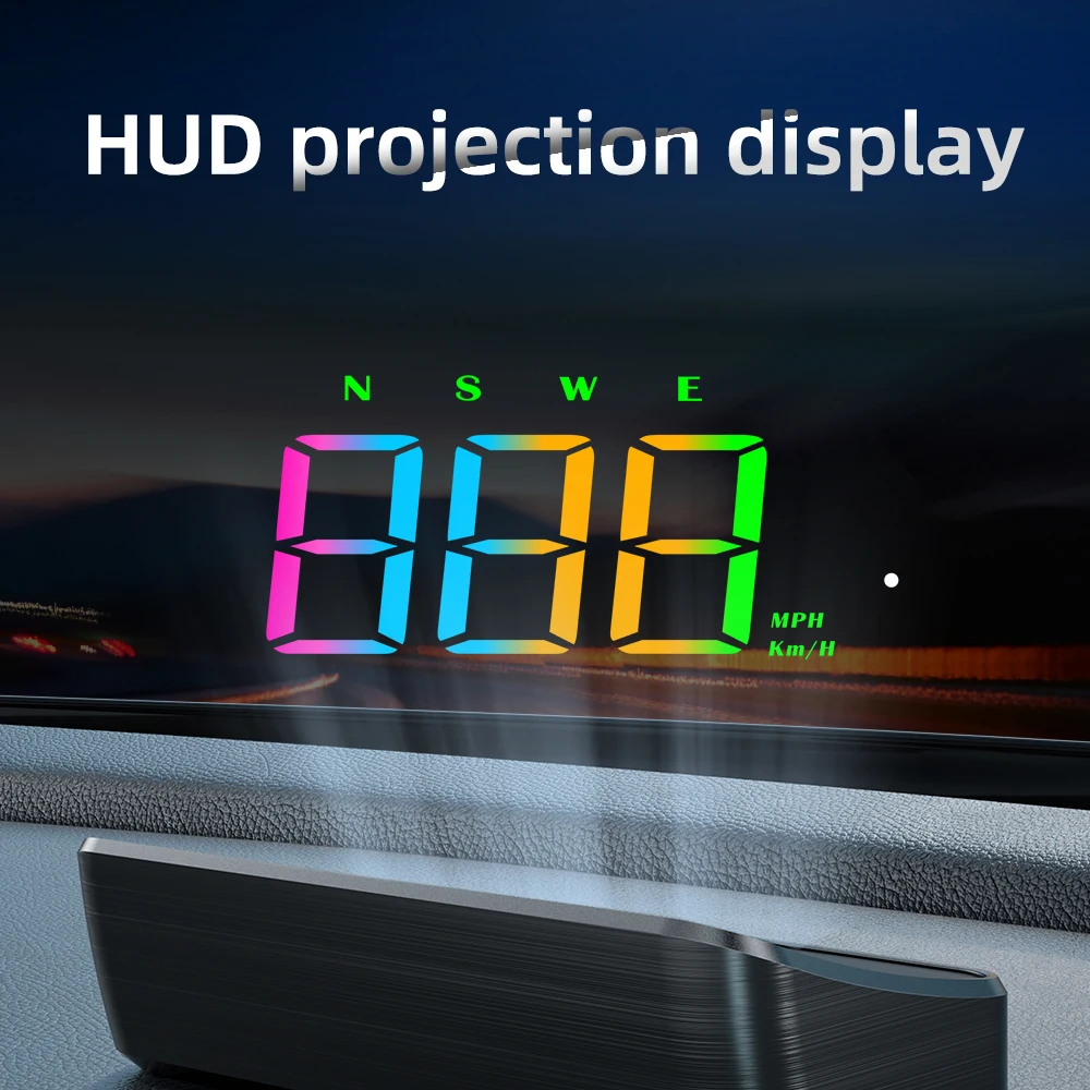 M2S HUD GPS + Beidou Dual Data Auto Head Up Display Windschutzscheibe Display Bildschirm Meter Geschwindigkeit MPH KMH Auto Elektronik Zubehör Image