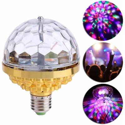 Rgb E27 6 w bunte rotierende LED-Disco-Kugel für Familienfeier, Geburtstag, Festival, Image