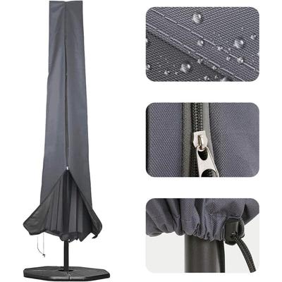 Garten-Sonnenschirmabdeckung 190 x 25 x 50 cm. Wasserabweisende 600D-Oxford-PVC-Beschichtung mit Image