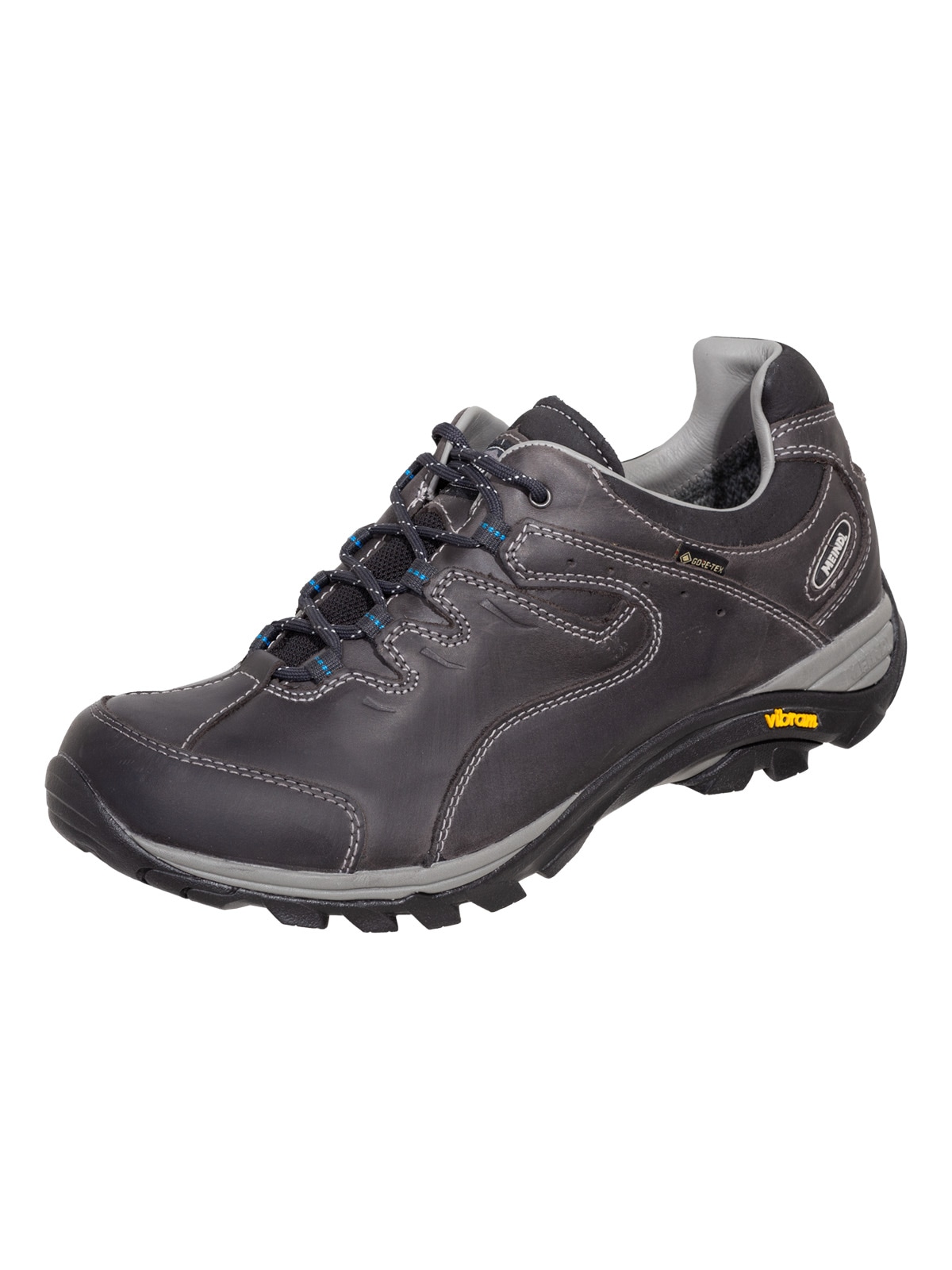 Wanderschuh MEINDL "Meindl Caracas GORE-TEX", Herren, Gr. 41, Normalschaft, grau, Nubukleder, Schuhe Wanderschuh, Vibram Sohle,Comfort fit mehr Platz im Vorfußbereich,Wasserdicht