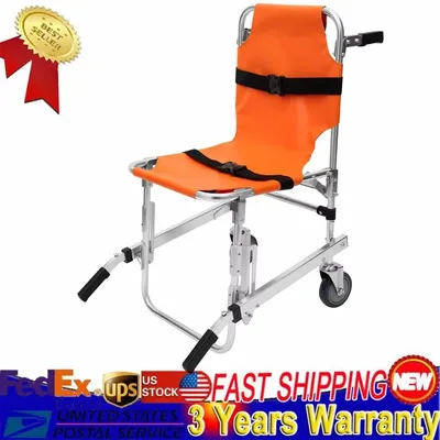 2 Wheels Supply Stair Stretcher Multi Specification Aluminum Alloy Stretcher Stair EMS Chair Without