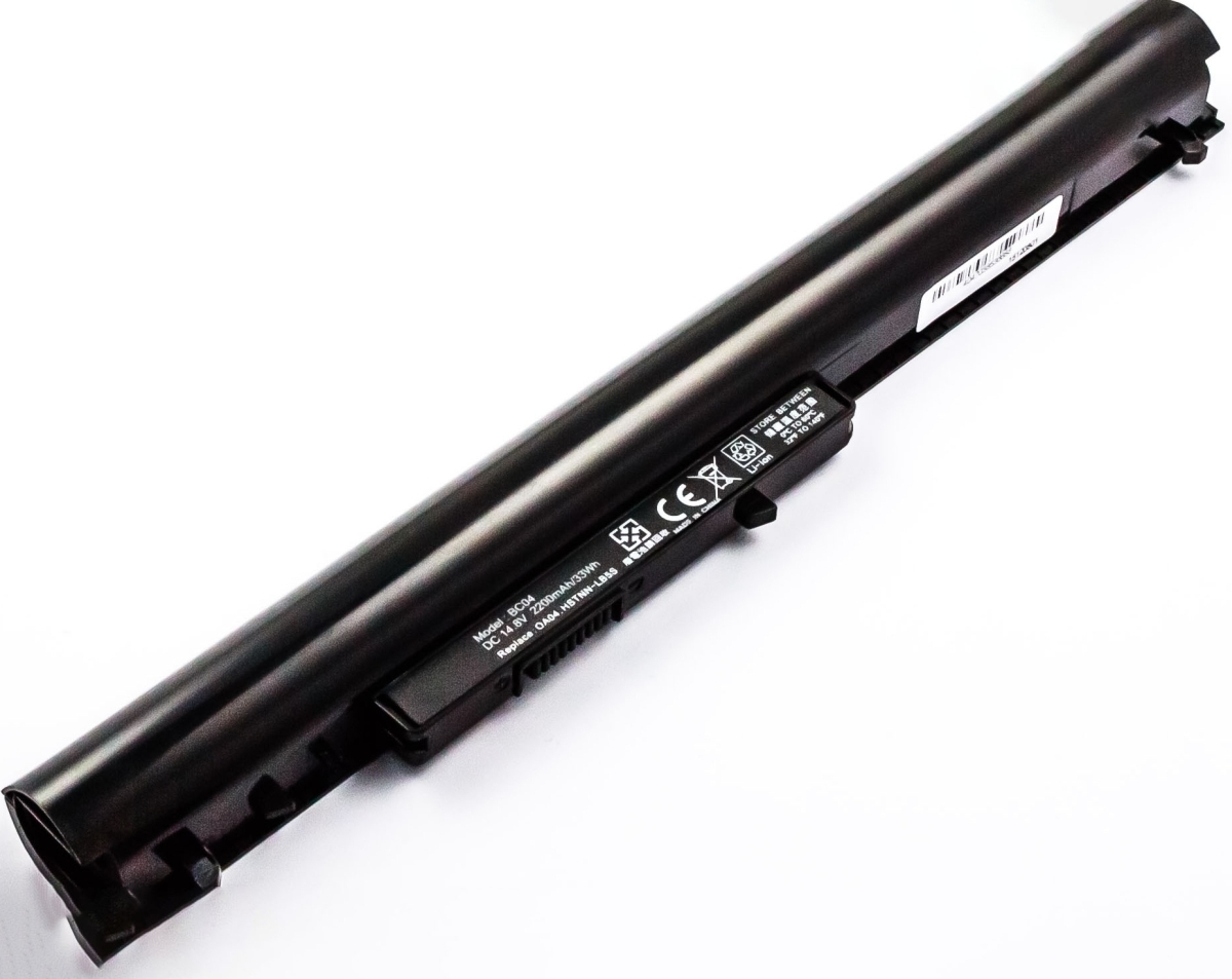 AGI Akku für Hewlett-Packard Compaq 15-H005ED (F5D75EA Li-Ion 14,8 Volt 2200 mAh schwarz