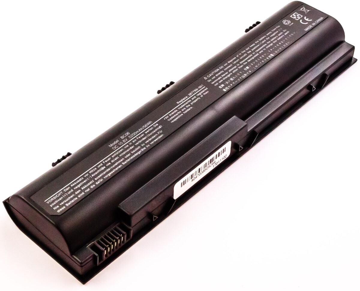 AGI Akku für Hewlett-Packard 361856-002 Li-Ion 10,8 Volt 4400 mAh schwarz Image