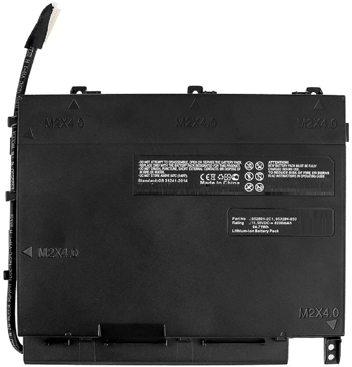 AGI Akku für Hewlett-Packard Omen 17-W213NF Li-Ion 11,55 Volt 8200 mAh schwarz Image