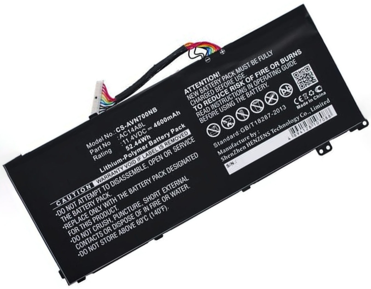 AGI Akku für Acer Aspire VX 15 (VX5-591G-59 Li-Pol 11,4 Volt 4600 mAh schwarz Image