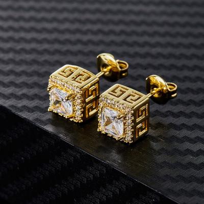 TEMU Elegant Of 1080 Square Fashion Earrings, , Suitable For Weddings, Parties, Vacations, As Gifts For Family, , , . Image