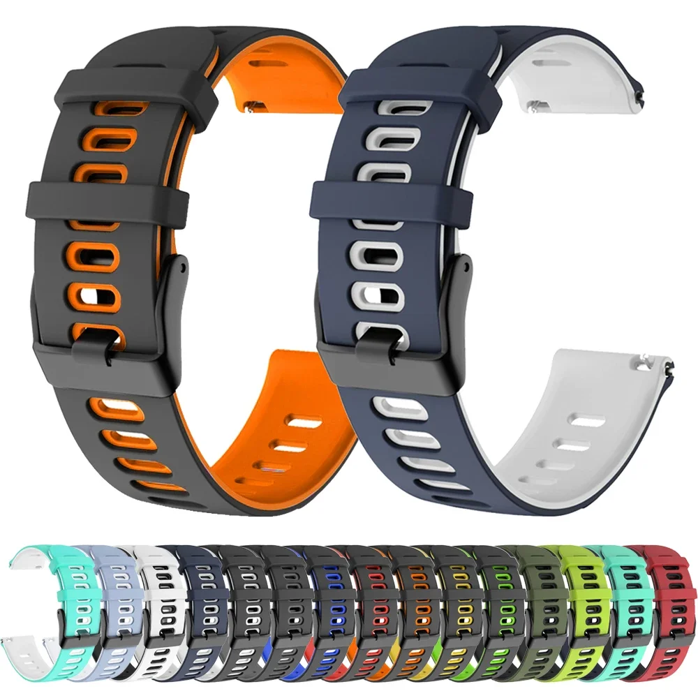 20mm 22mm Quick Release Armband für Männer und Frauen Armband Silikon Sport Band Gummi Atmungsaktive Zubehör Armband Armbänder Image