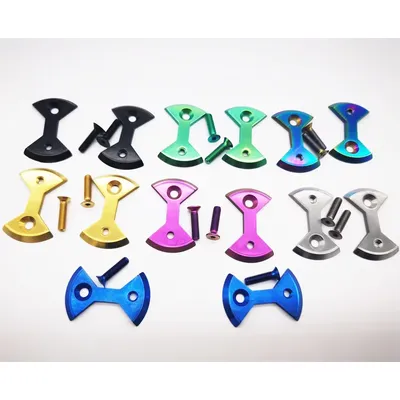 2PCS Titanium Bike Pedal Plate Cleats Cover for SpeedPlay Zero &Light Action Bicycle Replace Parts Tiremet