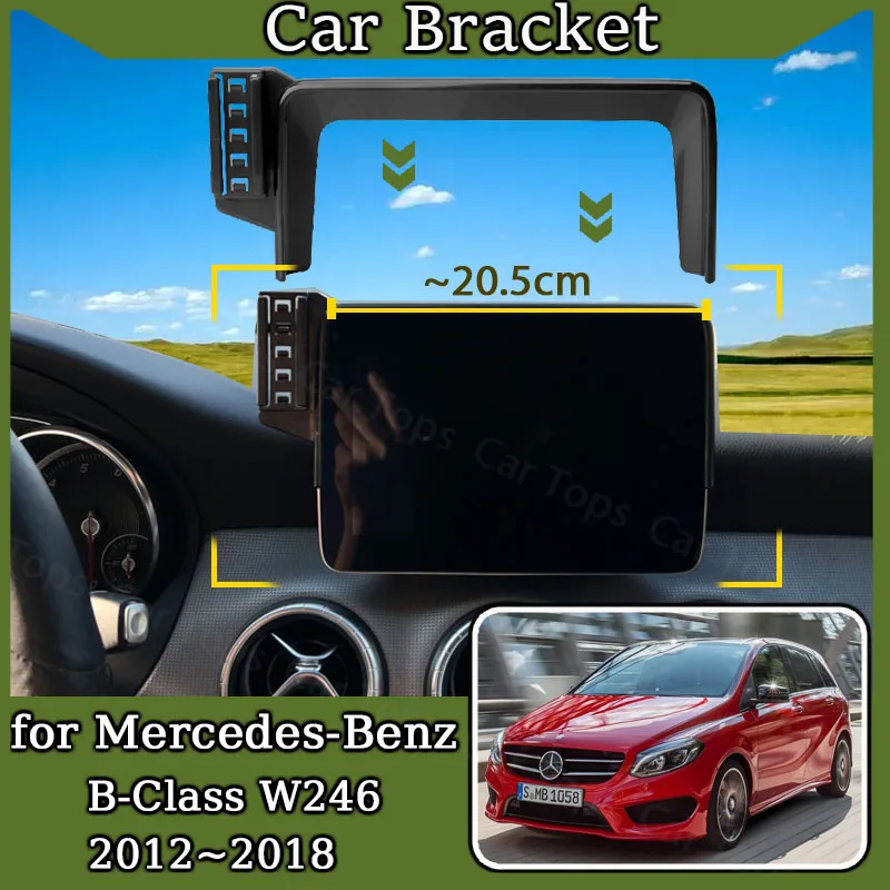 Auto Mobile Ständer für Mercedes-Benz B-Klasse W246 220 220d 2012 ~ 2018 Bildschirm Telefon Halterung GPS Schwerkraft Halter Auto Zubehör Image
