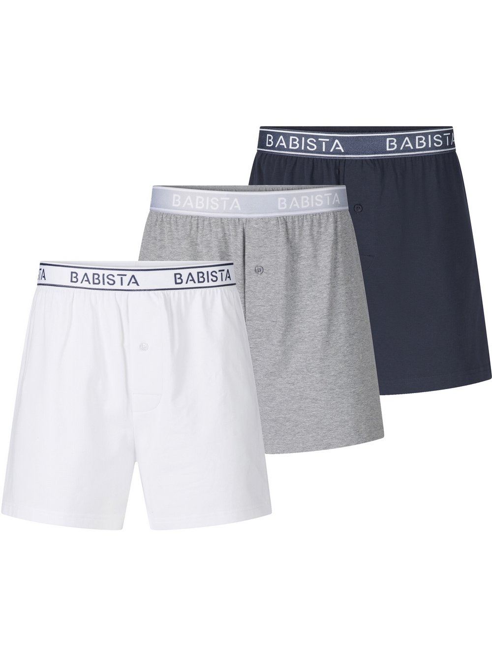BABISTA 3er Pack Boxershorts Herren weiß, M/L Image
