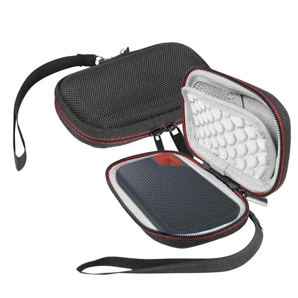 Tragbare Solid-State-Festplattenhüllen für SanDisk PSSD /E30 /E60 / E61 Reisetaschen, schützende Aufbewahrungstaschen, EVA-Hüllen Image