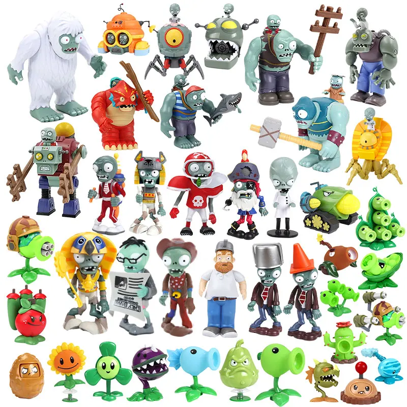 Pflanzen vs. Zombies Figuren Gargantuar Dr. Zomboss Yeti Peashooter Chomper Sonnenblume Actionfigur Zombies Spielzeug Kinder Geburtstagsgeschenk Image