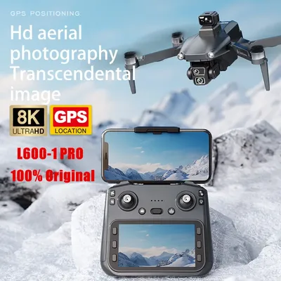 New L600-1 PRO GPS Drone 8K HD Dual Camera 360 Degree Obstacle Avoidance Remote Control with Screen