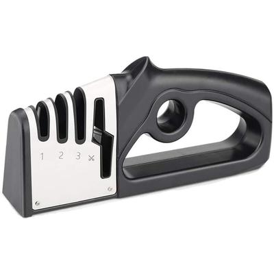 Memkey - Professioneller Messerschärfer, 4-in-1-Küchenschärfer, Messer- und Scherenschärfer,