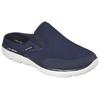 Clog SKECHERS "SUMMITS", Herren, Gr. 41, blau (navy), Textil, sportlich, Schuhe Sommerschuh, Sommerschuh, Schlappen, Urlaub, im sportiven Look