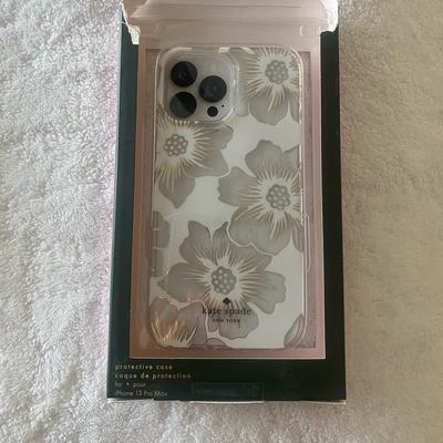 Kate Spade Cell Phones & Accessories | Kate Spade Protective Case For Iphone 13 Pro Floral/Gold/Crystal | Color: Gold | Size: Os