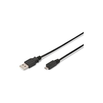 ASSMANN USB 2.0 Kabel Typ A-mikro B 1.8m USB 2.0 sw.