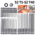 11 pz 12 pz Set di punte di sicurezza Cacciavite a prova di manomissione Punta da trapano Punte per cacciavite Torx Testa piatta 1/4 Punte per cacciavite esagonale TORX Set T8