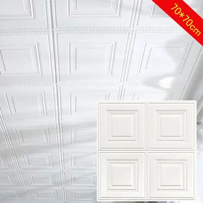 3D selbstklebender 70 * 70 cm moderner Wandaufkleber, Dekoration, wasserdicht und schimmelfest, Schlafzimmer, Wohnzimmer, Küche, Hintergrund Image