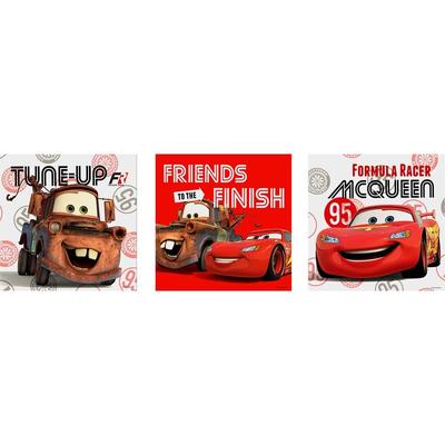 Disney - Cars - Leinwandbilder Set - Set of 3 - 90x30cm