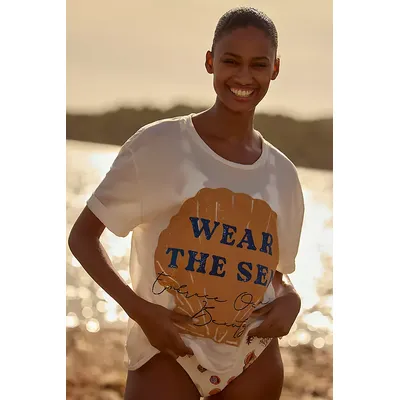 Malai x Anthropologie Wear The Sea T-Shirt