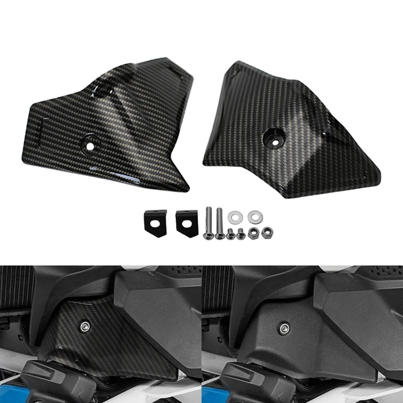 Für BMW R1200GS R1250GS LC Motorrad Carbon Drosselklappengehäuse Wachen Schutz Abdeckung R1200 R1250 GS R1200 1250GS 2017-2023 2022 Image