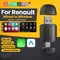 Adattatore Wireless Android Auto Adattatore CarPlay USB Type-C 2 in 1 per Renault Twingo Duster