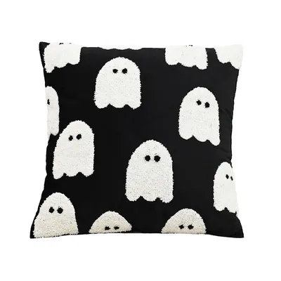 Halloween Geist Kürbis Stickerei Kissenbezug Halloween Horror Lustige Kissenbezüge Dekorative Image