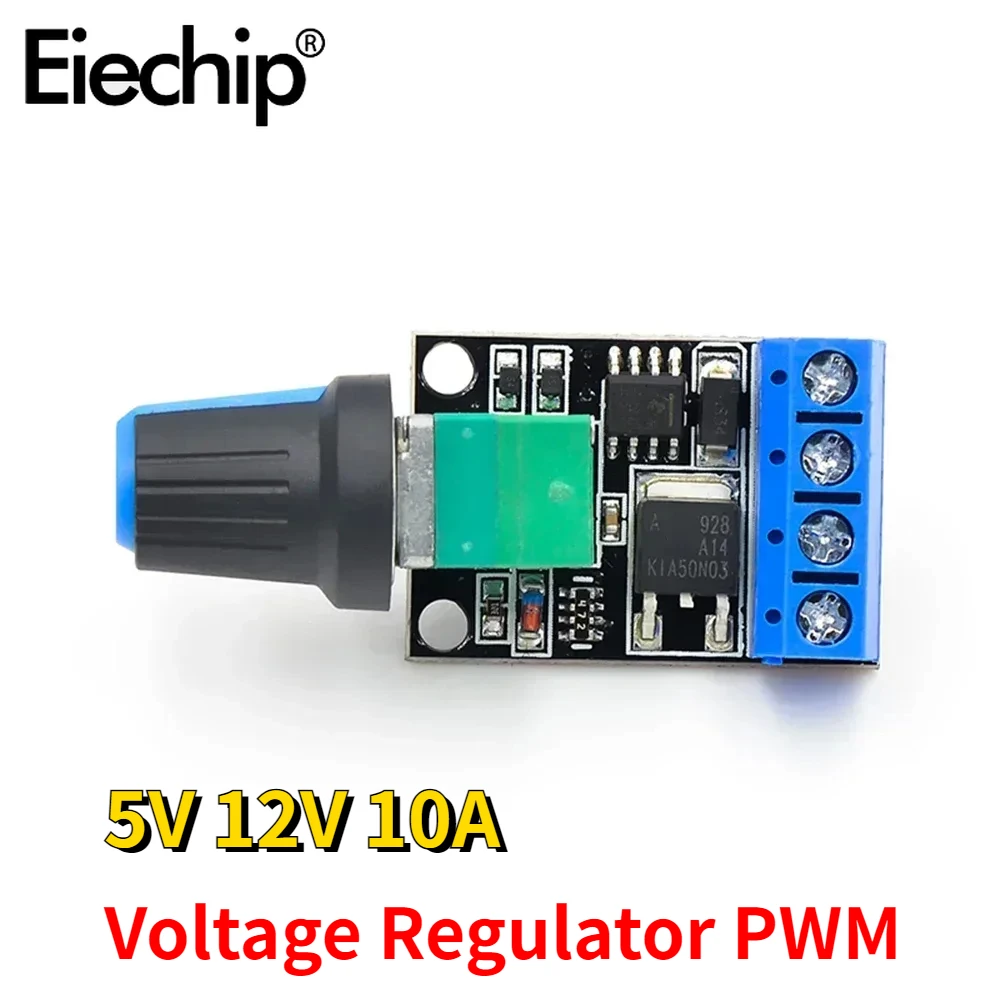 5V 12V 10a pwm Spannungs regler Gleichstrom motor Drehzahl regler Regler Stufenloser Drehzahl regler LED Dimmer Leistungs regler Motor Image