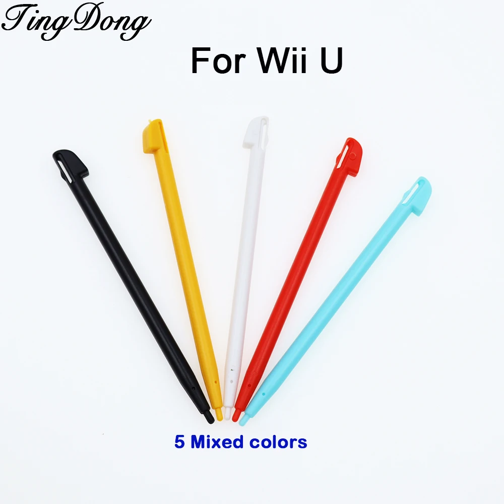 2 Stück für Wii U, mehrfarbig, stilvoller Touch-Stift, Touch-Stylus-Stift für Wii U-Spielekonsole Image