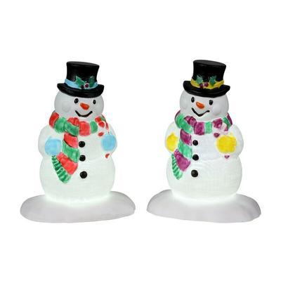 Lemax - Holly Hat Snowman Set Of 2 Cod. 24965