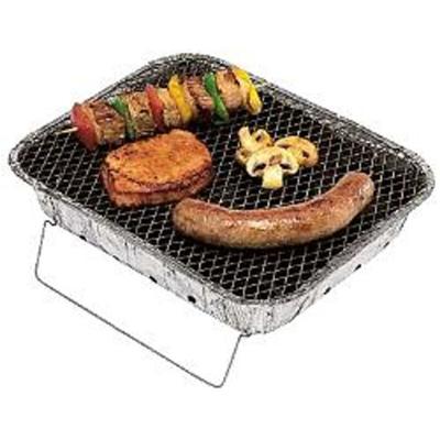 Buri - Einmal Grill 600g Holzkohle Alu Einweggrill Kohle Grillen Picknickgrill Campinggrill Image