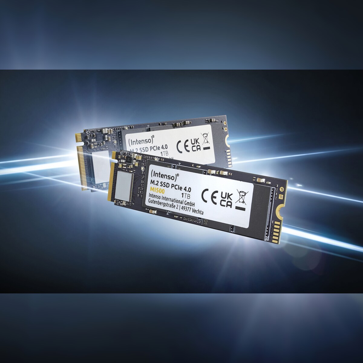 SSD Intenso 1TB MI500 M.2 2280 PCIe Gen.4 x4 NVME 1.4 3836460 Image
