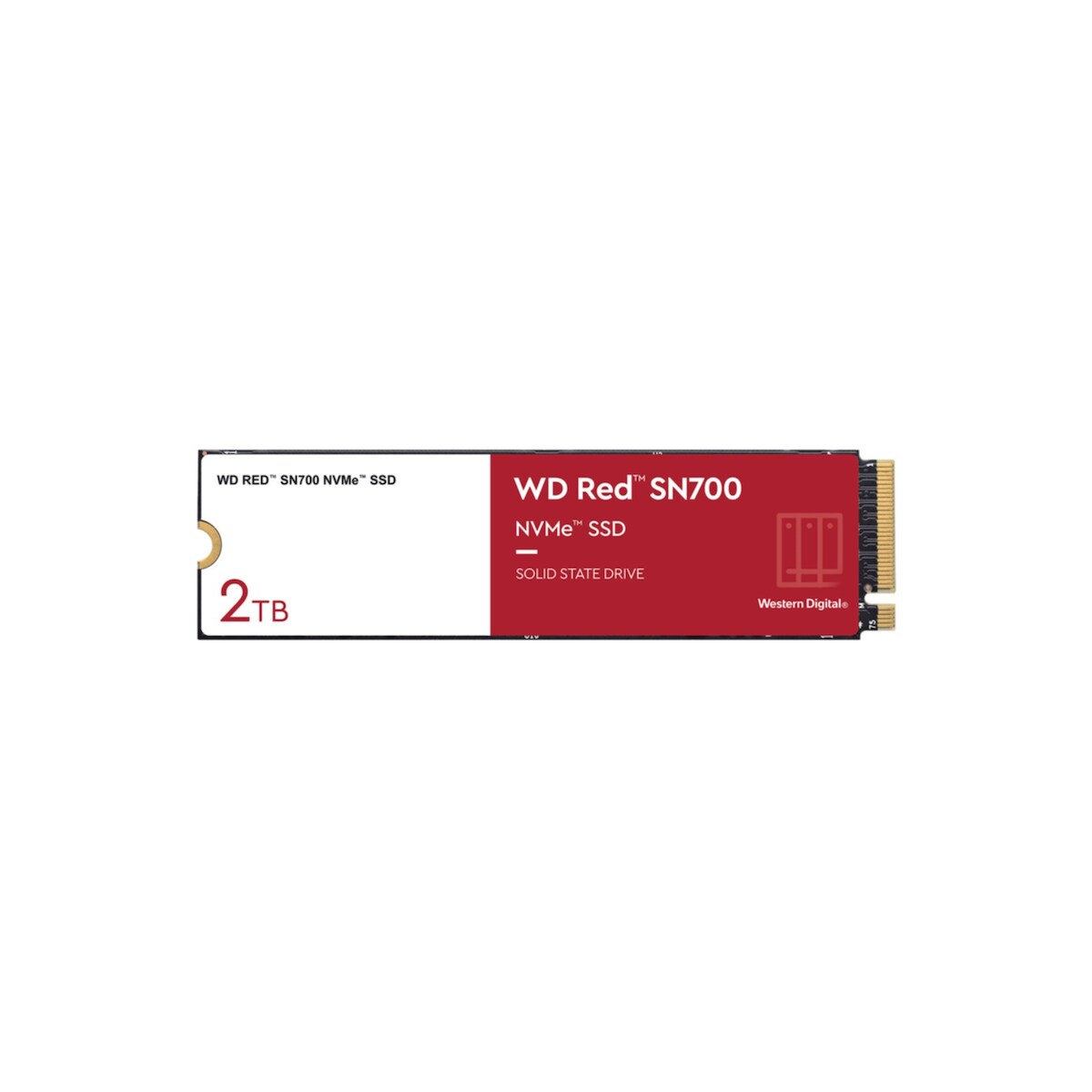 Western Digital SSD WD RED SN700 2TB NAS NVME M.2 PCIe Express Gen3.0 x4 WDS200T1R0C