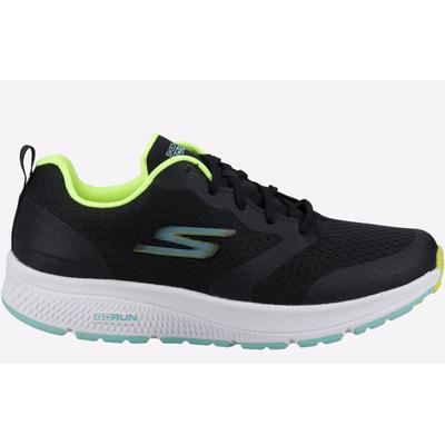 Skechers GO RUN Consistent - Intensify-X Textile Damen Sneaker In Schwarz/Limette